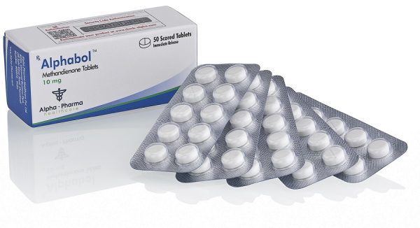 Alphabol Methandienone 10mg tablets by Alpha Pharma – original blister pack