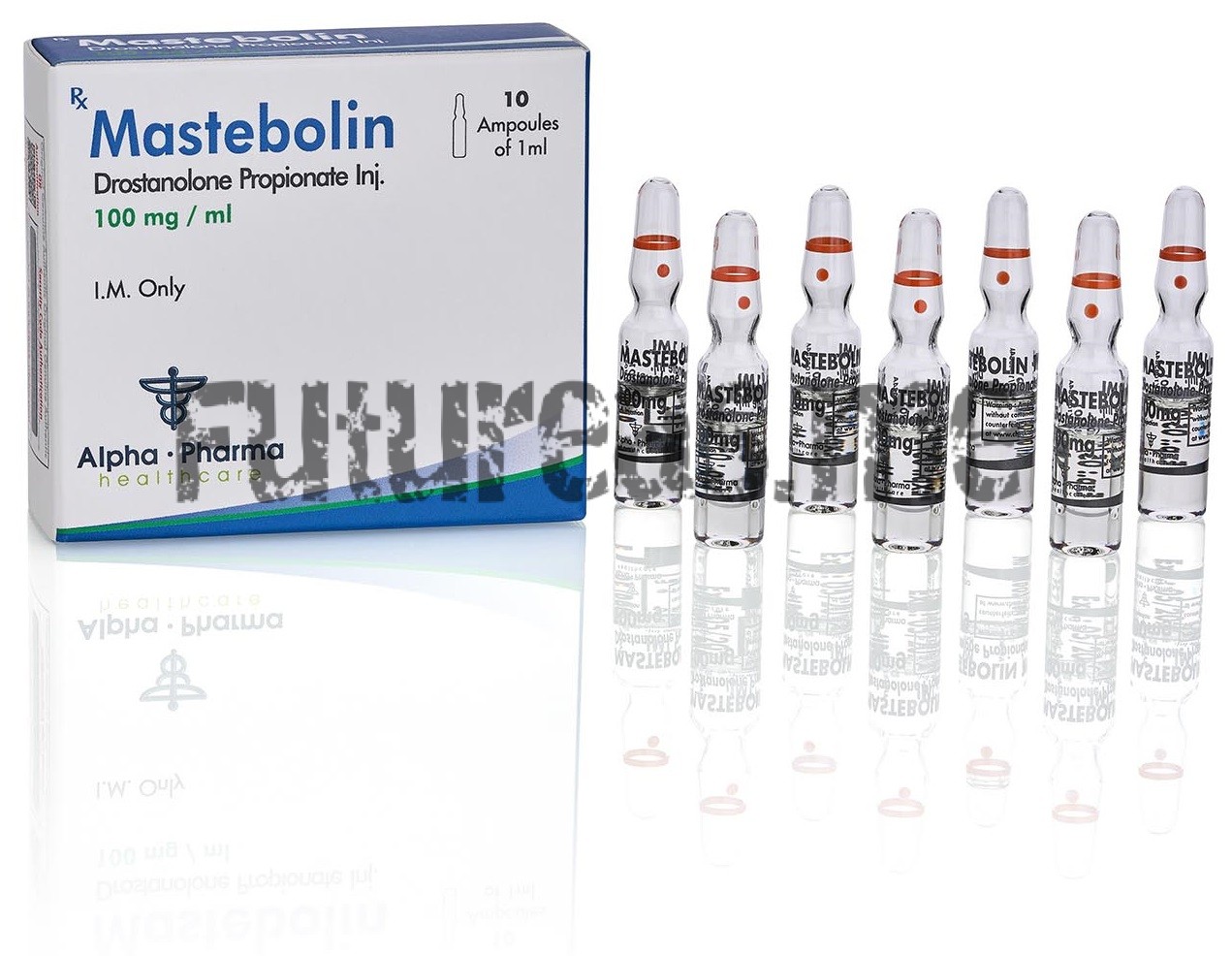 Alpha Pharma Mastebolin Drostanolone Propionate 100mg injectable steroid vial and ampoules