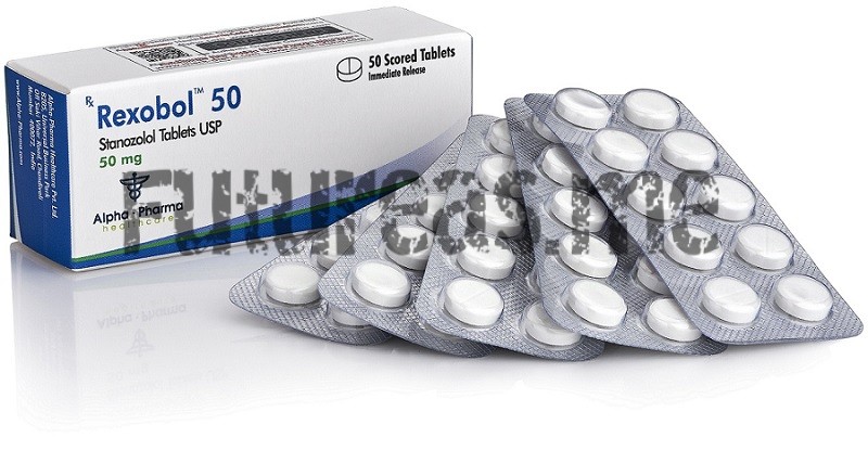 Rexobol Stanozolol tablets 10mg 50mg by Alpha Pharma for lean muscle and cutting