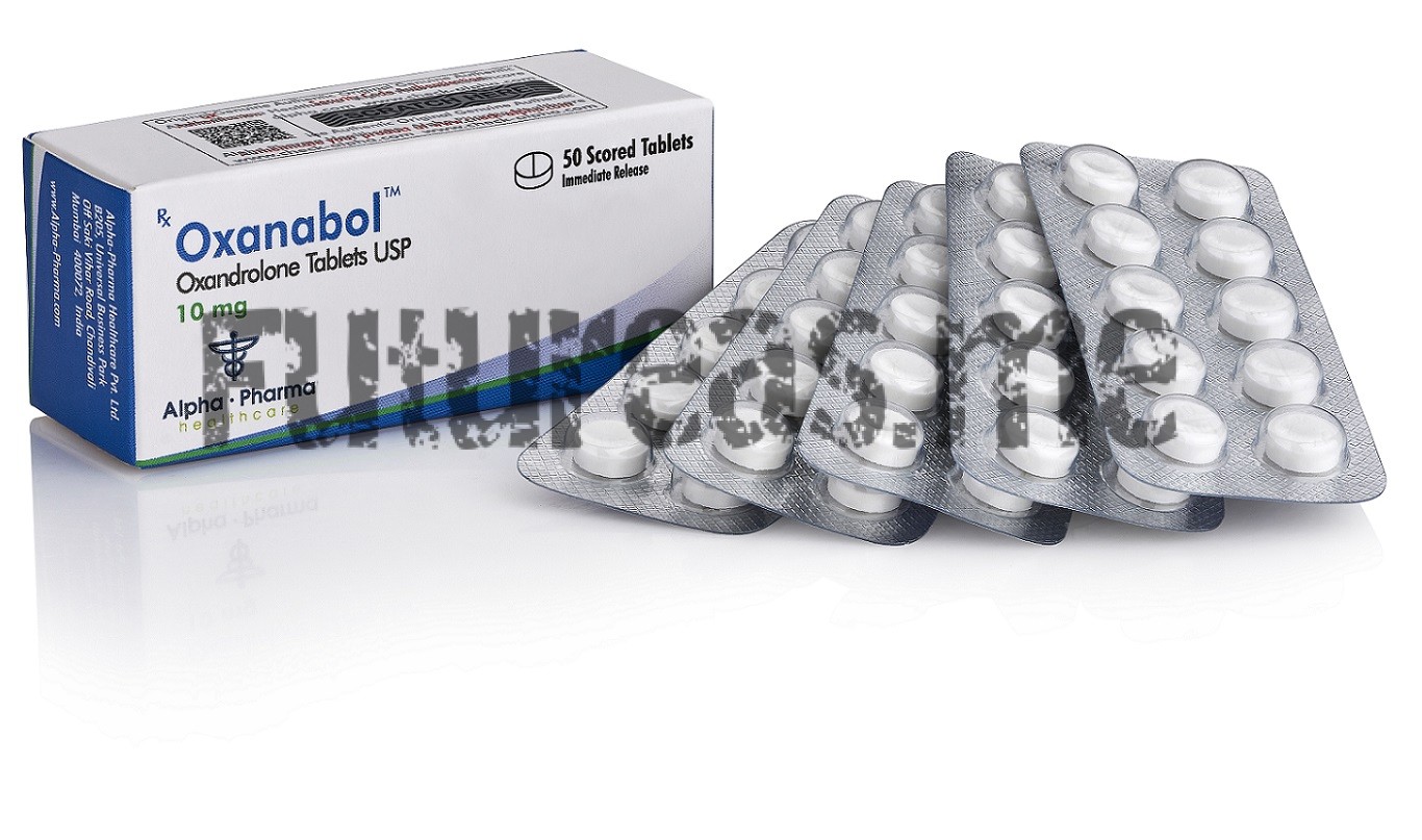 Alpha Pharma Oxanabol Oxandrolone 10mg oral steroid tablets pack of 50