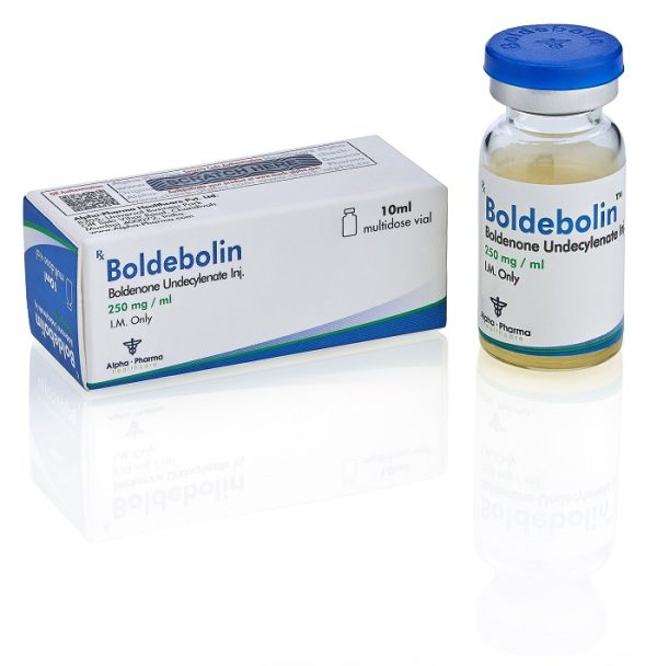 Alpha Pharma Boldenone Undecylenate 250mg Boldebolin anabolic steroid injection vial and ampoules
