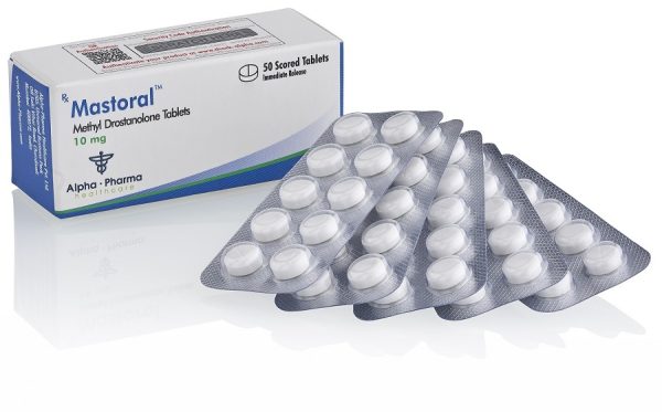 Alpha Pharma Mastoral Methyl-Drostanolone 10mg oral steroid tablets pack of 50