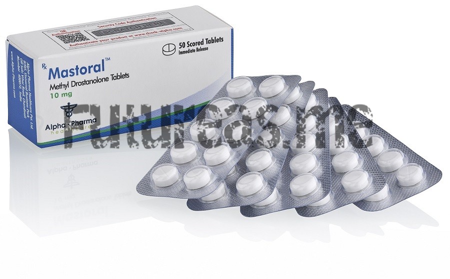 Alpha Pharma Mastoral Methyl-Drostanolone 10mg oral steroid tablets pack of 50