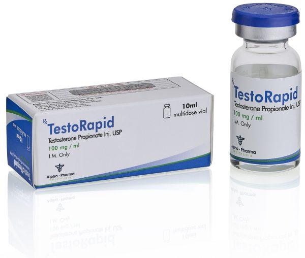 TestoRapid 100mg Testosterone Propionate by Alpha Pharma injection